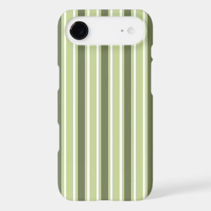 Rayures de bonbons vert olive et blanc