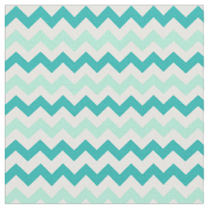 Rayures de Chevron aux nuances du tissu turquoise