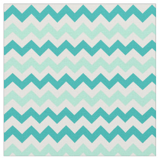 Rayures de Chevron aux nuances du tissu turquoise
