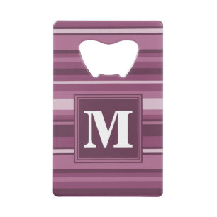 Rayures de mauve de monogramme