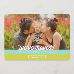 Rayures de mod déplaçant le faire-part