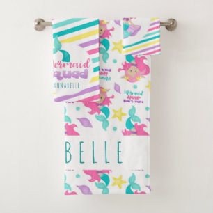 Rayures de princesse Squad Pink Blue Yellow de