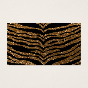 Rayures de tigre de parties scintillantes d'or