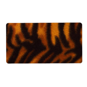 Rayures de Tigre Motif de Fête d'Anniversaire Anim