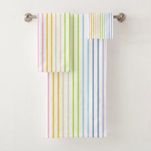 Rayures en pastel d'arc-en-ciel décrites par