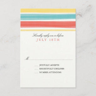 Rayures enchanteresses RSVP l'épousant