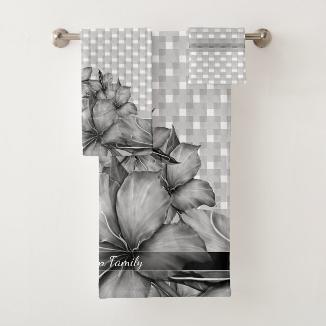 Rayures grises de contrôles de lis (En situation)