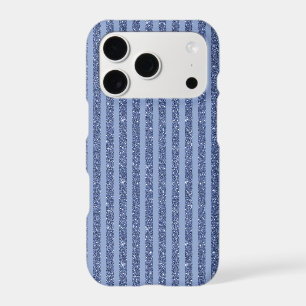 Rayures horizontales de style paillettes indigo fo