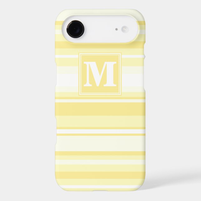Rayures jaune citron Monogram (Verso)