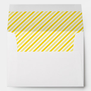 Rayures jaunes - Enveloppe