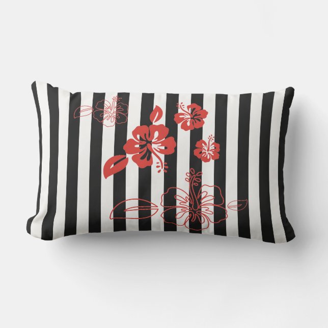 Rayures Lisse Extérieure Oreiller (Recto)