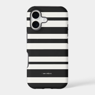 Rayures minimalistes de noir et de blanc