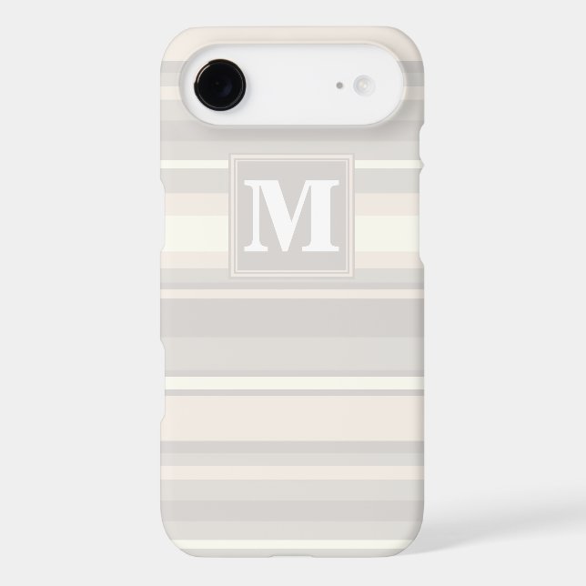 Rayures monogram beige (Verso)