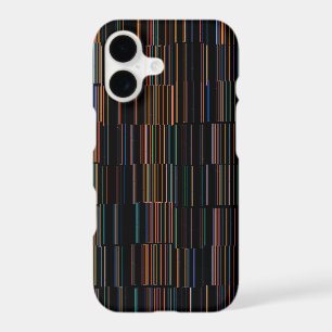 Rayures multicolores uniques foncées