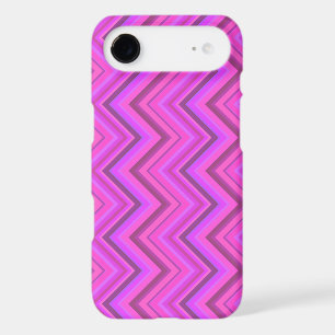 Rayures roses en motif zigzag