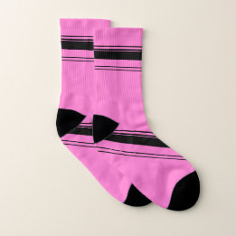 Rayures roses et noires