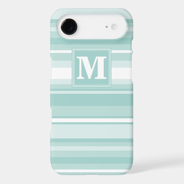 Rayures vert menthe Monogram (Verso)