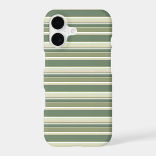 Rayures vert olive