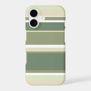 Rayures vert olive