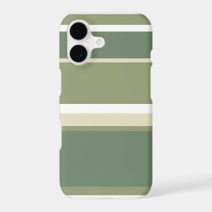Rayures vert olive