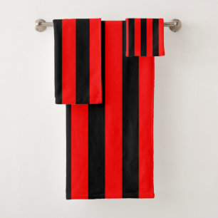 Rayures verticales rouges et noires