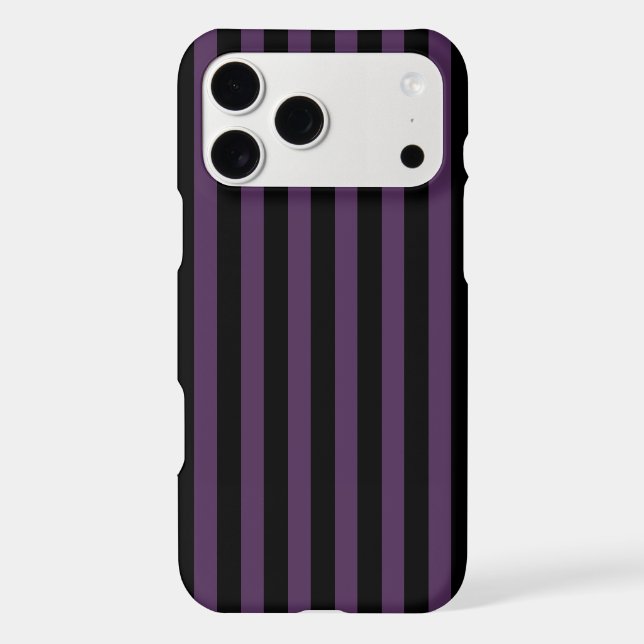 Rayures violet foncé et noir (Verso)