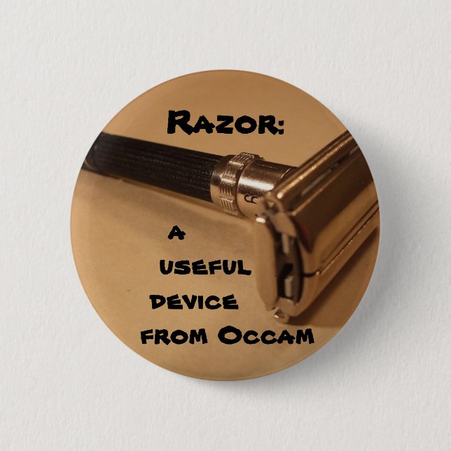 Razor: a useful device from Occam 2 Inch Round Button (Front)