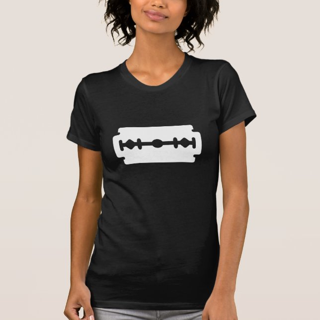 Razor Blade Pictogram T-Shirt (Front)