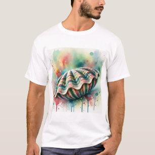 Razor Clam Longueiron 020824AREF123 - Watercolor T-Shirt