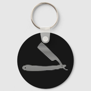 razor stripes keychain