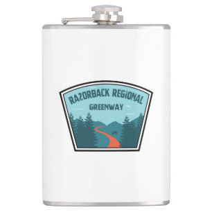 Razorback Regional Greenway Hip Flask