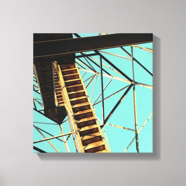 razorback tower in eureka springs canvas print (Front)