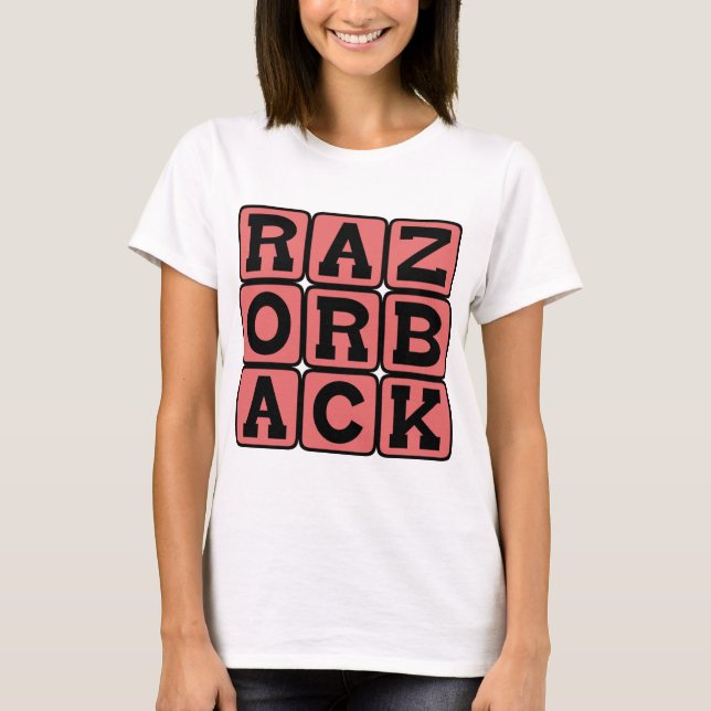 Razorback, Wild Boar T-Shirt (Front)