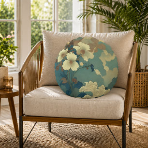 Razzle at Dawn Round Pillow