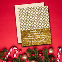 Razzle Dazzle Christmas Glittery Gold Stars Custom
