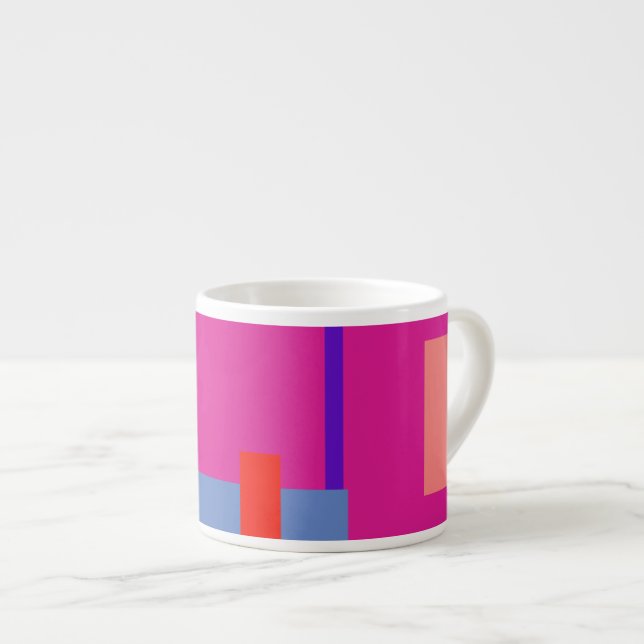 Razzle dazzle Rose Espresso Cup (Front Right)