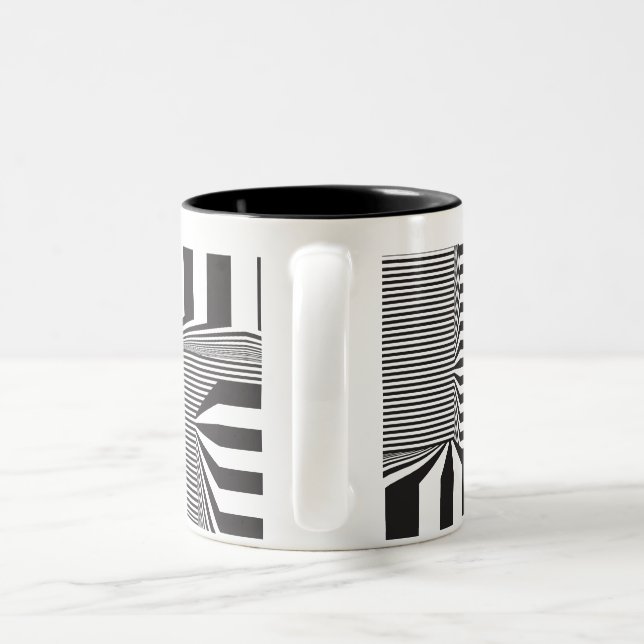Razzle Dazzle Two-Tone Coffee Mug (Handle)