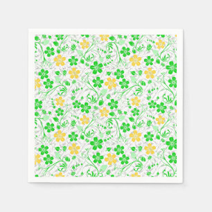RB02.Reborn Flowers Pattern Layered Napkin