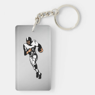 RB Football Player / Sports Design Keychain