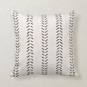 RB Mud Cloth Arrows Throw Pillow