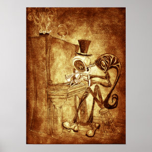 RB the piano player Poster