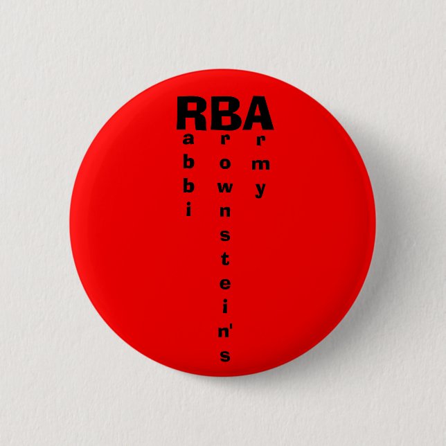 RBA, abbi, rownstein's, rmy 2 Inch Round Button (Front)