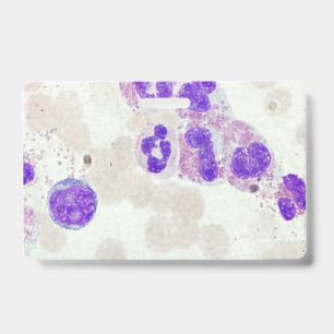 RBCs WBCs Slide Microscope Hematology Lab Badge