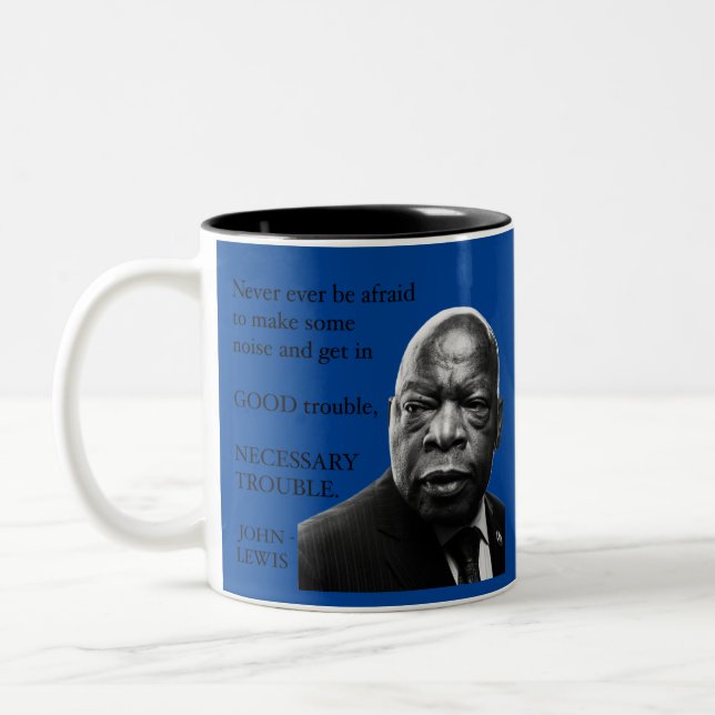 RBG and John Lewis Quote Mug (Left)