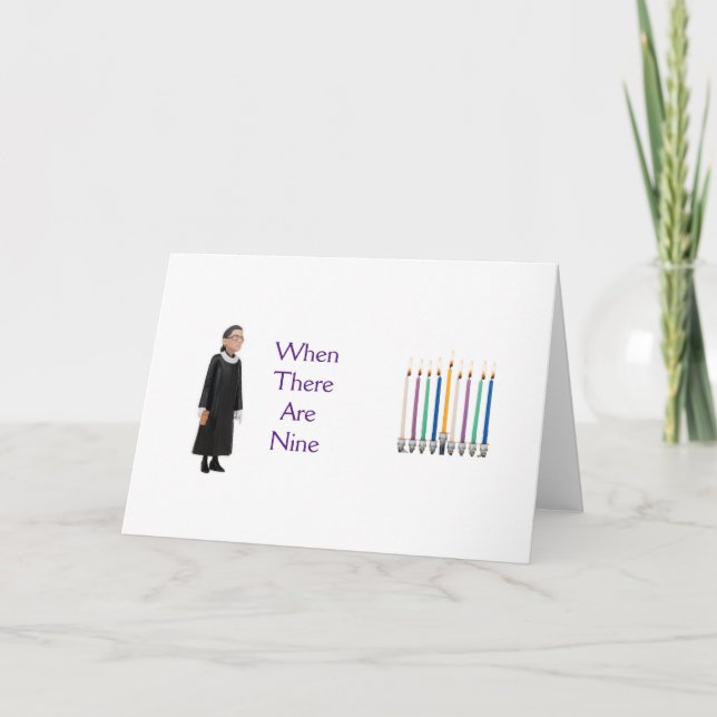 RBG Chanukah Card (Front)
