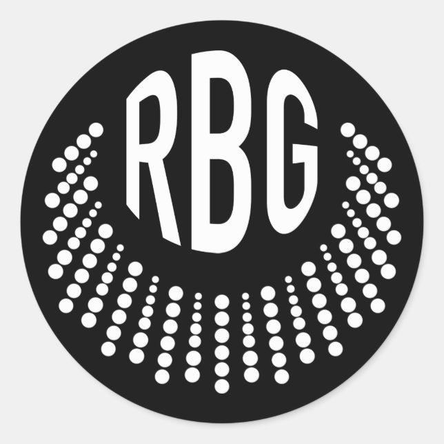 RBG Dissent Necklace | Stickers (Front)