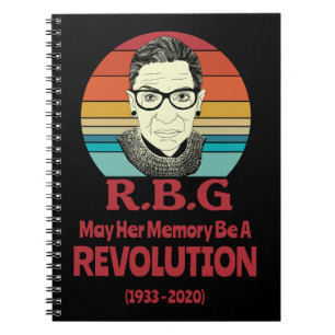 RBG - May Her Memory be a Revolution Notebook
