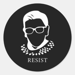 RBG: Resist Classic Round Sticker