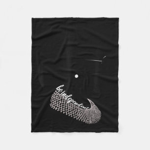 Rbg Ruth Bader Ginsburg - Be Independent Feminist  Fleece Blanket
