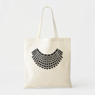 RBG Ruth Bader Ginsburg Glitter Favourite Collar Tote Bag